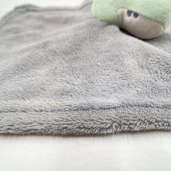 2019 Elle & Jaye Green Dinosaur Lovey Gray Plush 13" Security Blanket Target - Picture 4 of 8